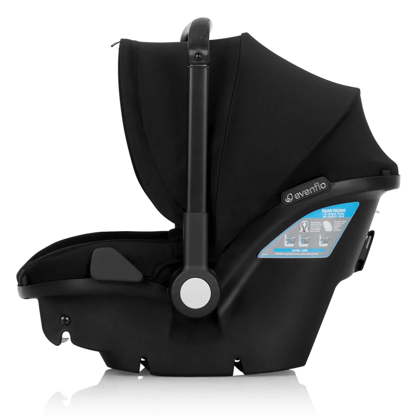 Evenflo - Shyft DualRide Infant Car Seat and Stroller Combo - Beaufort Black